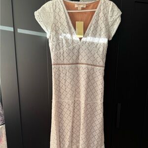 Michael Kors white lace dress size 2 NWT